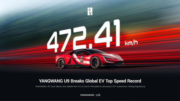 BYD Yangwang U9 Reaches 472 Kmph Breaks EV Speed Record BYD