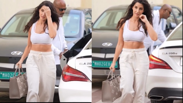 Actress Nora Fatehi Spotted With Mercedes Benz Cla