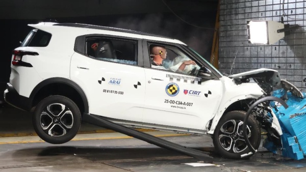 Citroen Aircross Achieves 5-Star Bharat NCAP Rating Unbeatable Safety in a Lesser-Known Car