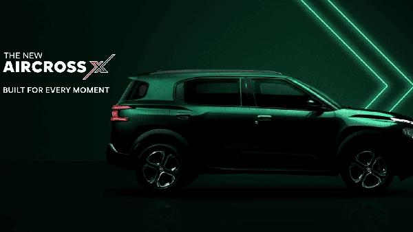Citroen Aircross X Teased And Pre Booking Opened It Will Be Launch Soon