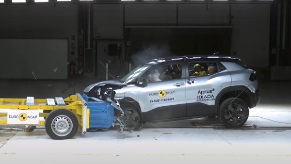 Maruti Suzuki Evitara Scores 4 Star Safety Rating In Euro Ncap Crash Maruti Suzuki Evitara Scores 4 Star Safety Rating In Euro Ncap Crash