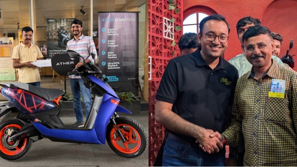 Man Buys 11 Ather Electric Scooters In Five Years Pics Trending