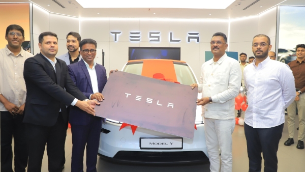 India Tesla First Car Model Y Delivered To Customer In Mumbai More Details