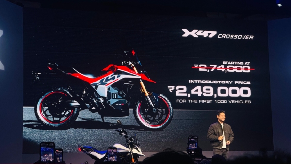 Ultraviolette X-47 Crossover World s First Radar-Integrated Motorcycle Launched