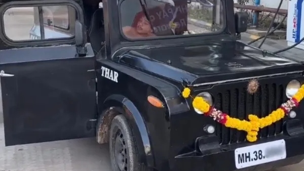 Maruti 800 Modified To Mahindra Thar Lookalike In Maharashtra Maruti 800 Modified To Mahindra Thar Lookalike In Maharashtra