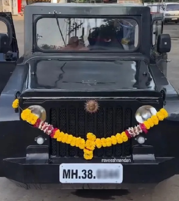 Maruti 800 Modified To Mahindra Thar Lookalike In Maharashtra Maruti 800 Modified To Mahindra Thar Lookalike In Maharashtra