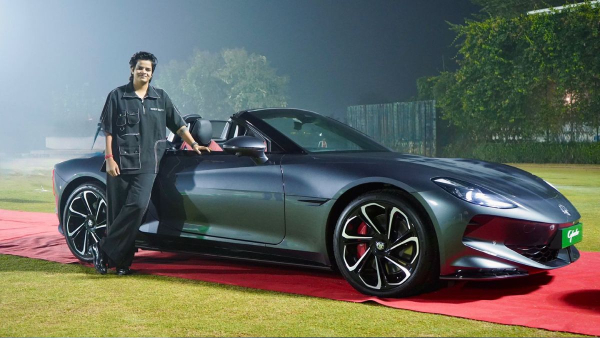 Lady Sehwags New Ride Shafali Verma Buys MG Cyberster EV to Celebrate World Cup Win
