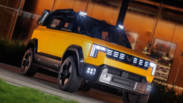 Mahindra Vision S SUV Spotted Testing The Retro-Modern Sub-4 Meter Beast to Launch by 2027