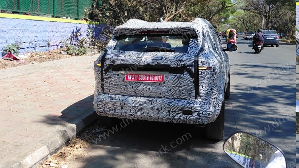 Renault Bigster 7-Seater Spied The Giant SUV Spotted Testing in Bengaluru
