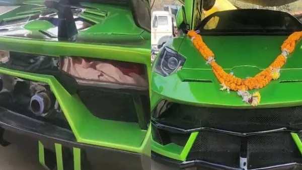 Maruti 800 Transformed Into Lamborghini By Jharkhand Mechanic