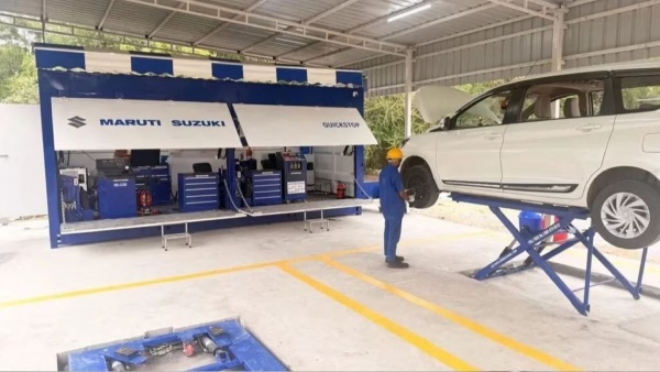 Maruti Suzuki Launches QuickStop Container-Based Service Centers for Faster Maintenance