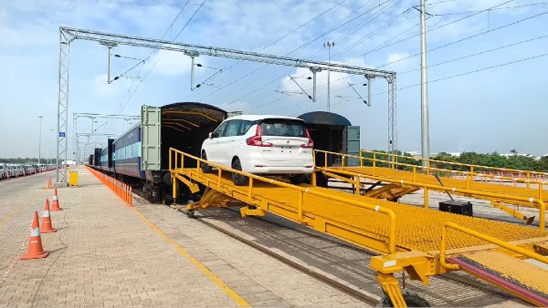 Maruti Suzuki s Railway Revolution 1 Lakh Cars Dispatched via Manesar In-Plant Siding in Just 9 Months