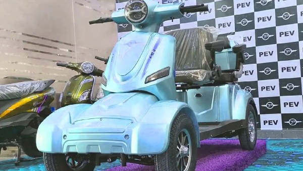 car like electric scooter at just rs 92 000 pev highrider offers comfort stability