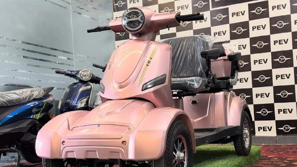 car like electric scooter at just rs 92 000 pev highrider offers comfort stability