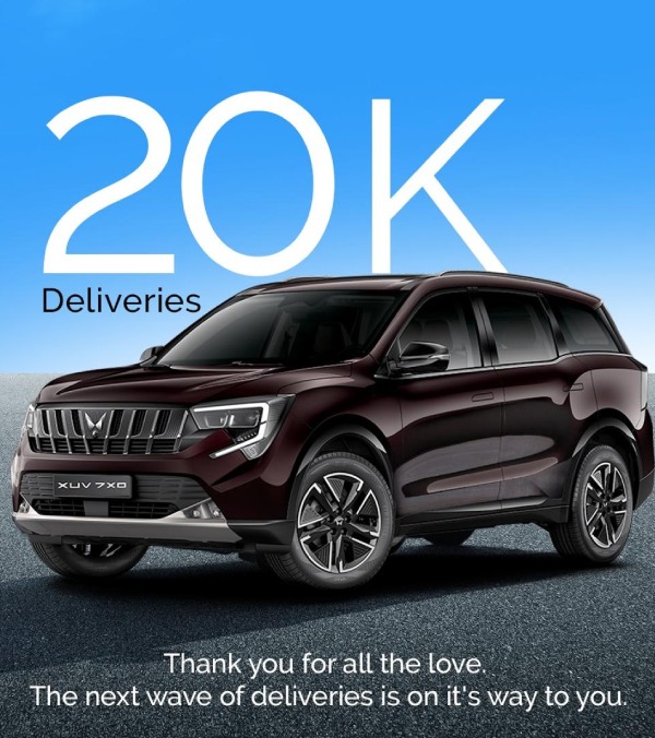 Mahindra 7xo Suv Strong Demand 20000 Units Delivered In India More Details