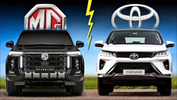 MG Majestor vs Toyota Fortuner Legender New SUV War Begins in India