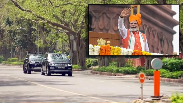 pm modi reduces convoy size fuel saving example range rover fortuner telugu pm modi reduces convoy size fuel saving example range rover fortuner telugu