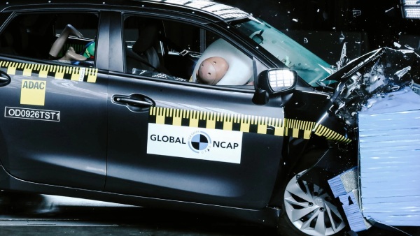 toyota starlet crash test zero star rating global ncap safety report telugu