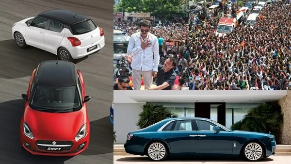 Tamil Nadu Election Tvk Leads Vijay Garage Rolls Royce To Maruti Swift