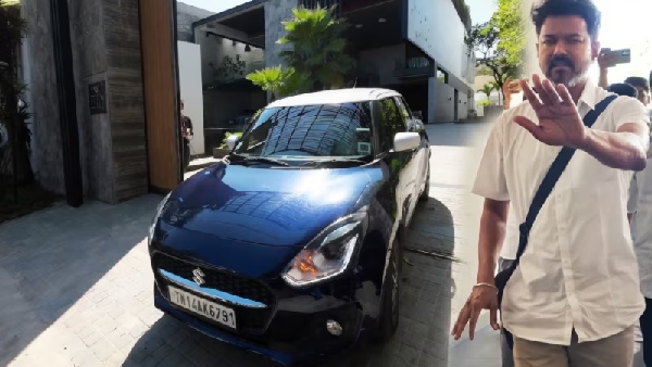 CM Vijay Convoy cars details innovas and his favourite swift