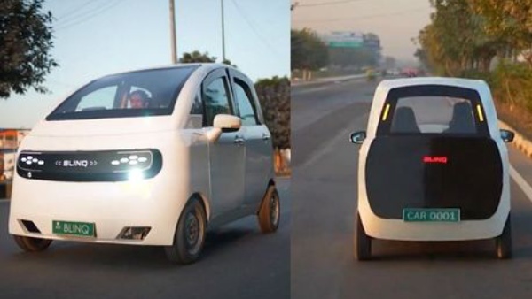 blinq mobility cheapest electric car india 3 minute battery swapping range details telugu blinq mobility cheapest electric car india 3 minute battery swapping range details telugu