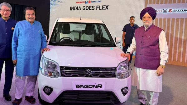 Indias First Flex Fuel Wagonr Revealed By Maruti Suzuki