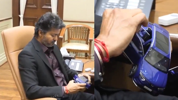 Tamilnadu Cm Vijay Reaction To Vinfast Toy Car Goes Viral