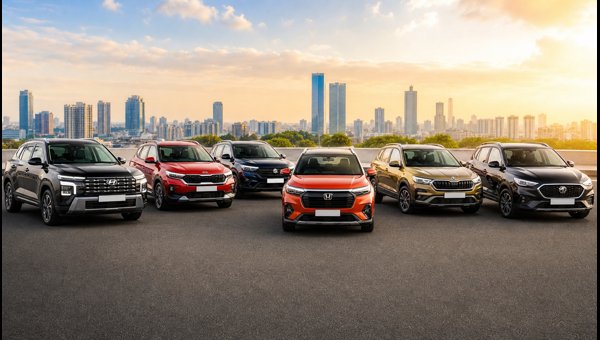 Best Mid-Size SUV Offers August 2026: Save Up To 2.45 Lakhs on Honda Elevate, Creta & More