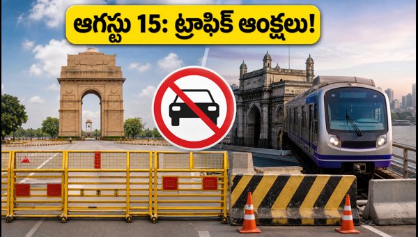 Independence Day 2026: Traffic Restrictions and Route Diversions in Delhi and Mumbai Independence Day 2026: Traffic Restrictions and Route Diversions in Delhi and Mumbai