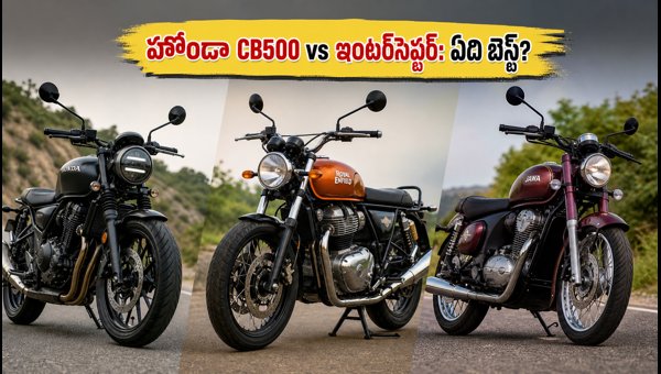 Honda CB500 vs Interceptor 650 vs Jawa 350: Which Retro Bike is Best for You in 2026? Honda CB500 vs Interceptor 650 vs Jawa 350: Which Retro Bike is Best for You in 2026?
