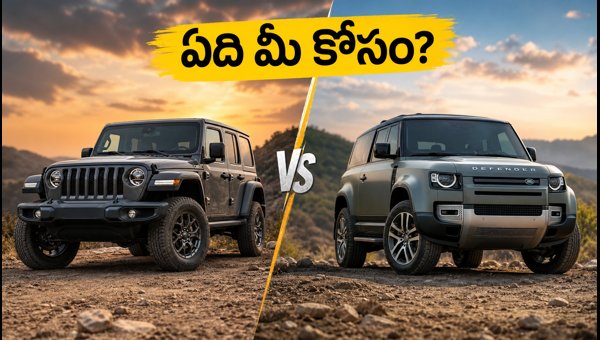 Jeep Wrangler vs Land Rover Defender 110: Price, Features, and Comparison Guide 2026 Jeep Wrangler vs Land Rover Defender 110: Price, Features, and Comparison Guide 2026