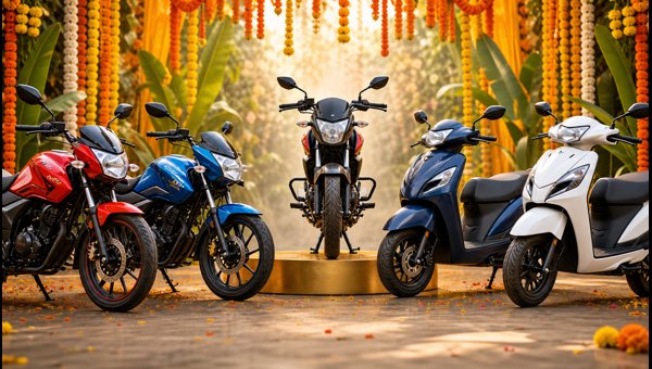 Navratri 2-Wheeler Sales Live: Top Selling Bikes and Scooters in India 2026 - VAHAN Data Trends Navratri 2-Wheeler Sales Live: Top Selling Bikes and Scooters in India 2026 - VAHAN Data Trends