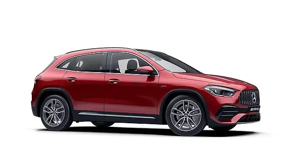 ?????????? ?????  AMG GLA35 Designo Patagonia Red Colour