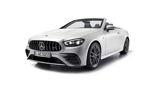 Mercedes Benz  AMG E53 Cabriolet Opalite White Bright Colour