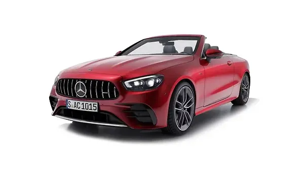 Mercedes Benz  AMG E53 Cabriolet Patagonia Red Bright Colour