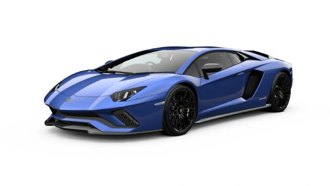 Lamborghini  Aventador Blu Caelum Colour
