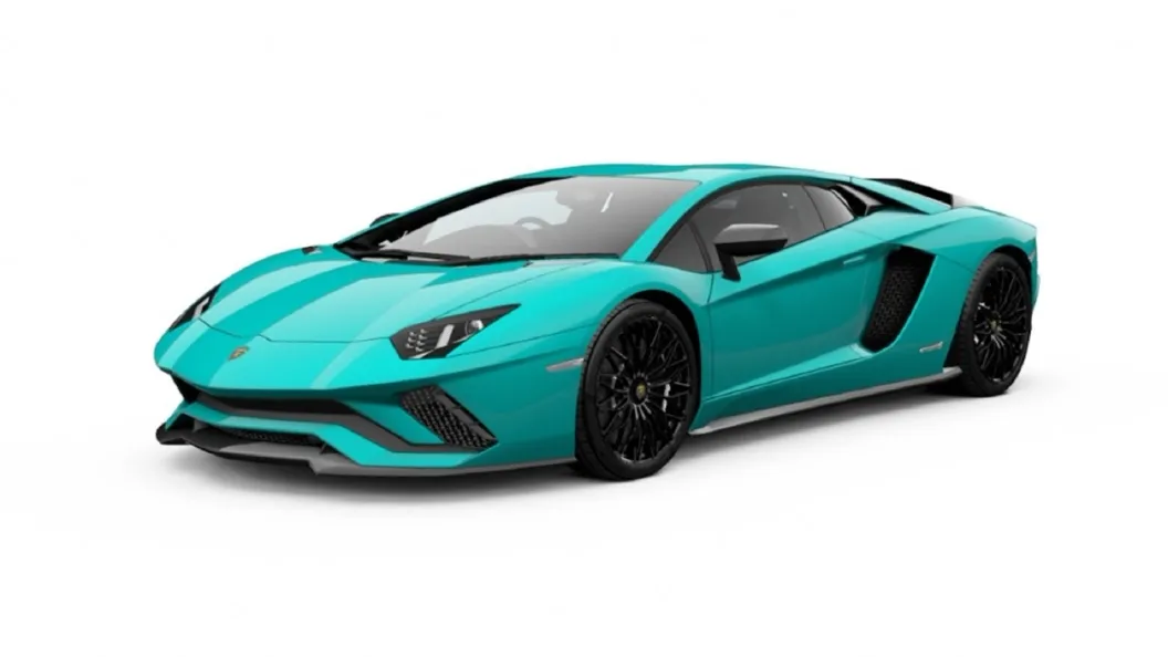 Lamborghini  Aventador Blu Glauco Colour