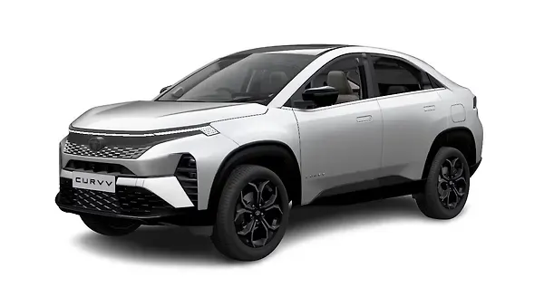 டாடா  வளைவு Pristine White With Black Roof Colour