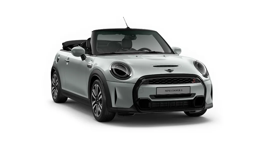 Mini  Cooper Convertible White Silver Colour