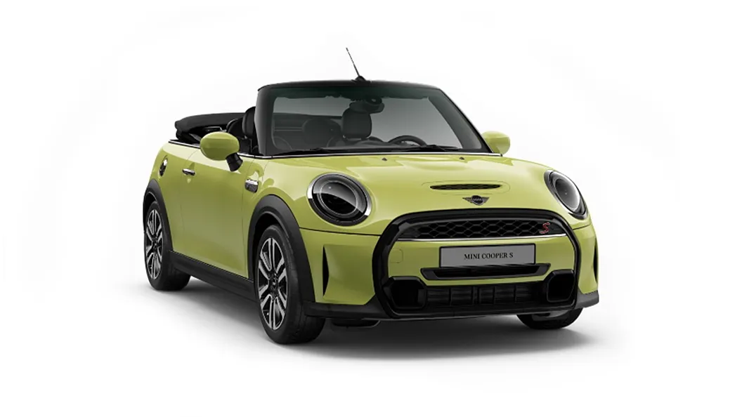 Mini  Cooper Convertible Zesty Yellow Colour