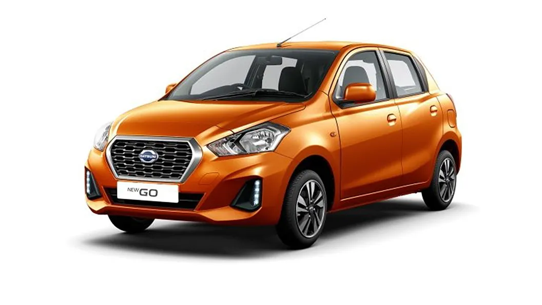 Datsun  GO Amber Orange Colour