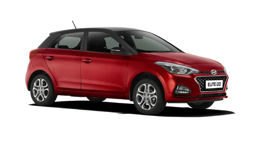 Hyundai  Elite i20 Fiery Red / Black Colour