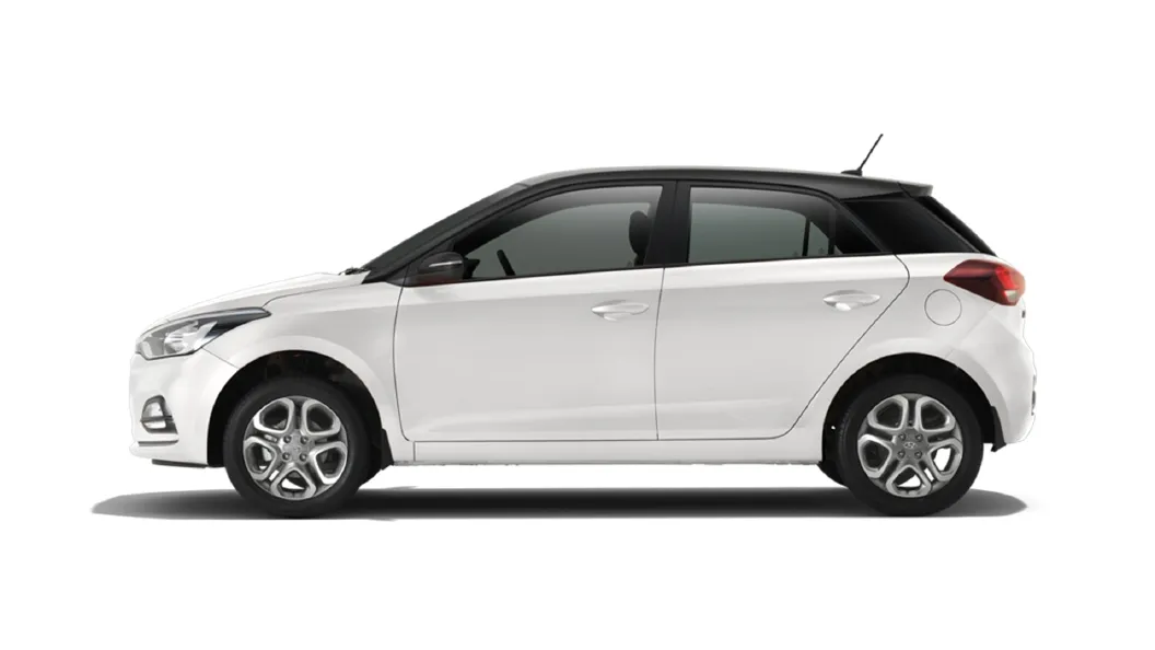 Hyundai  Elite i20 Polar White / Black Colour
