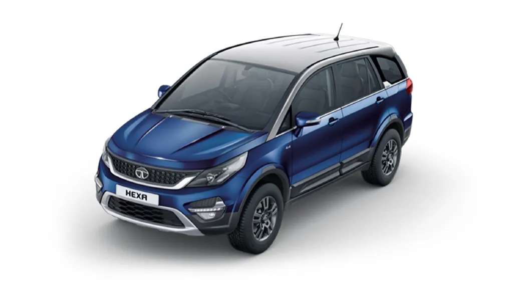 Tata  Hexa Arizona Blue Colour