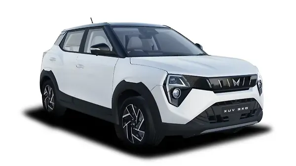 महिंद्रा  एक्सयूवी 3एक्सओ Everest White with Stealth Black Colour