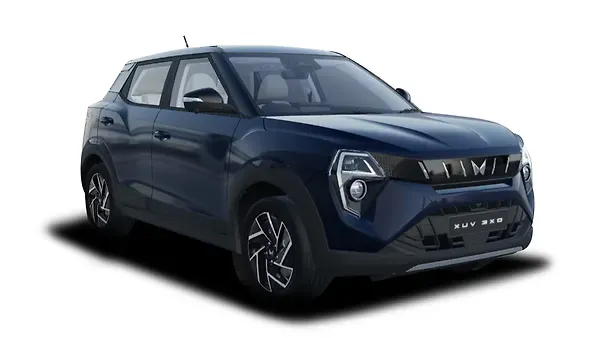 महिंद्रा  एक्सयूवी 3एक्सओ Nebula Blue with Galvano Grey Colour