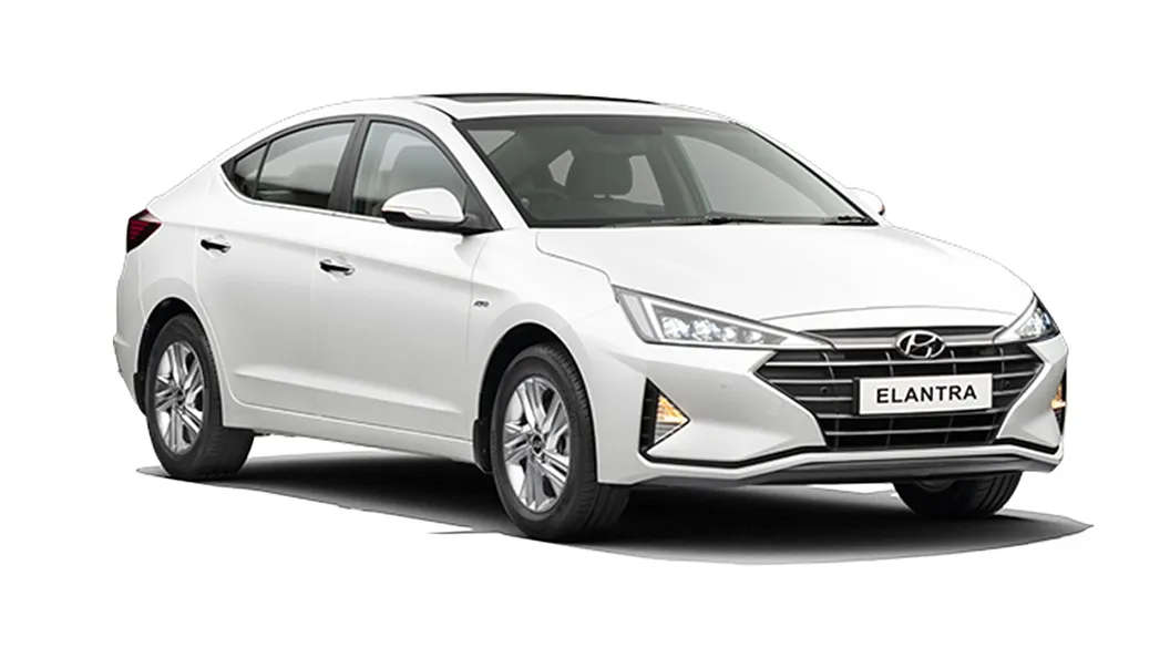 Hyundai  Elantra Polar White Colour