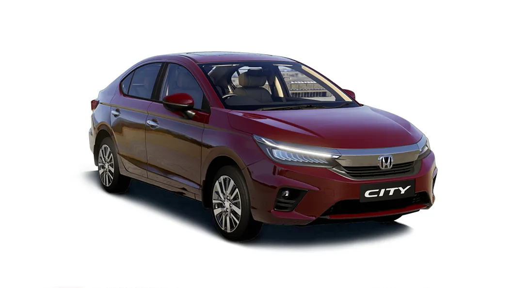 Honda  All New City Radiant Red Metallic Colour