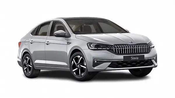 Skoda  Slavia Brilliant Silver with Black Roof Colour