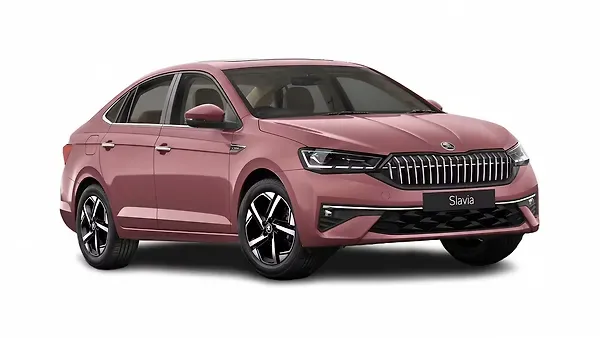 Skoda  Slavia Cherry Red Colour